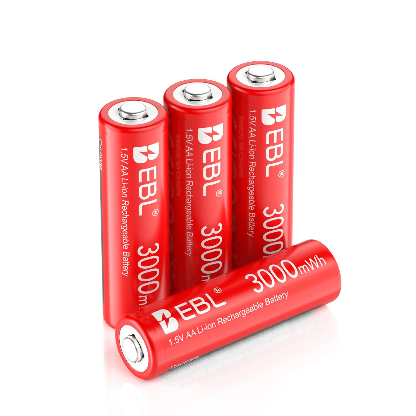 4 pilas AA de 3000 mWh sin cargador